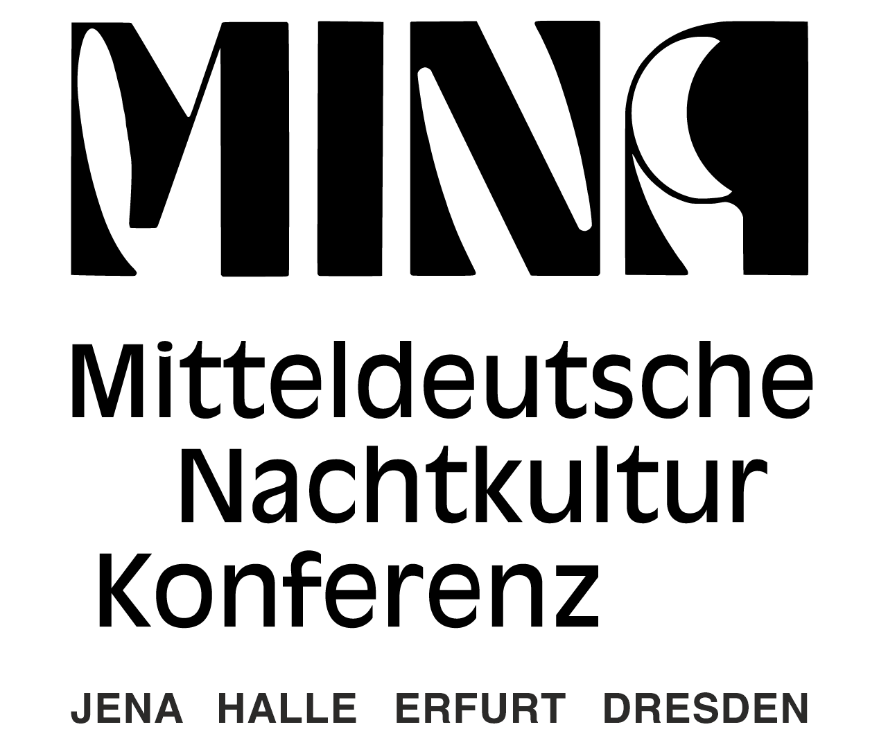 Logo Mina mit Städtenamen