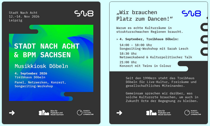 Programmankündigung Treibhaus